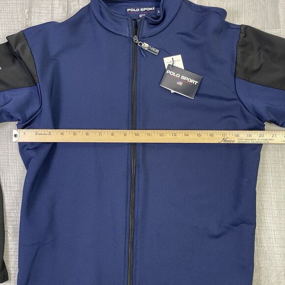 NWT Vintage Polo Sport Ralph Lauren Jacket Womens XL Navy Black Full Zip P - Picture 7 of 9